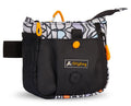 OllyDog Backcountry Day Bag Fanny Pack Dog Treat Pouch Hands-Free for Training Hip Pack with Built-in Poop Bag Dispenser Removable Waist Belt Clip (Bloom)