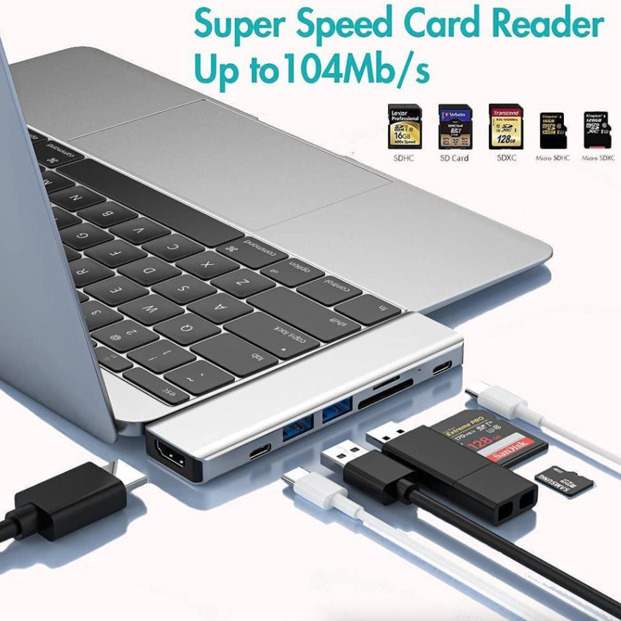 Multiport USB-C Hub Type C To USB 3.0 4K HDMI Adapter For Macbook Pro / Air USA